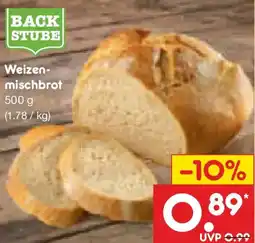 Netto Marken-Discount BACK STUBE Weizen mischbrot Angebot