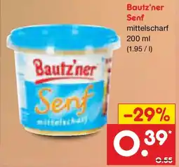 Netto Marken-Discount Bautz'ner Senf Angebot