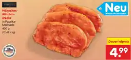 Netto Marken-Discount Hähnchen- Minuten steaks Angebot
