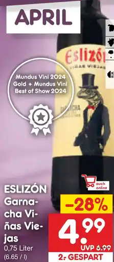Netto Marken-Discount ESLIZÓN Garnacha Viñas Viejas Angebot