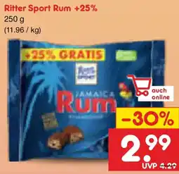 Netto Marken-Discount Ritter Sport Rum +25% Angebot