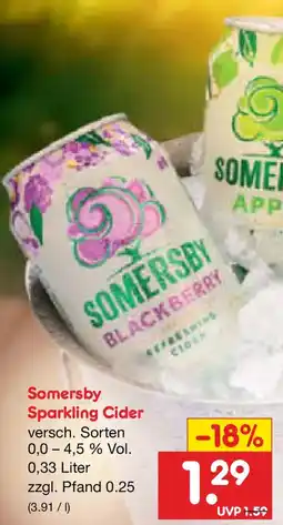 Netto Marken-Discount Somersby Sparkling Cider Angebot