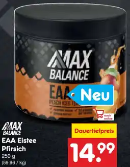 Netto Marken-Discount MAX BALANCE EAA Eistee Pfirsich Angebot