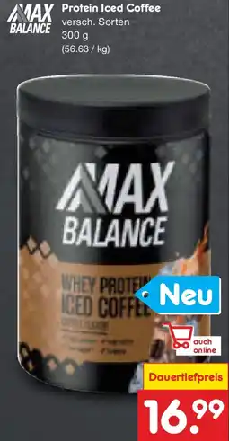 Netto Marken-Discount Balance max protein iced coffee Angebot