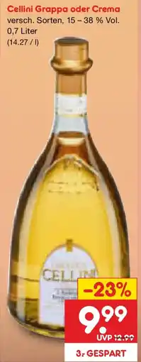 Netto Marken-Discount Cellini Grappa oder Crema Angebot