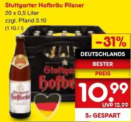 Netto Marken-Discount Stuttgarter Hofbräu Pilsner Angebot
