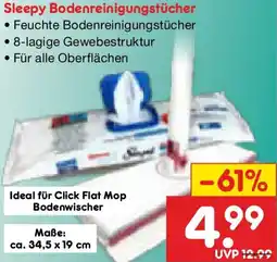 Netto Marken-Discount Sleepy Bodenreinigungstücher Angebot