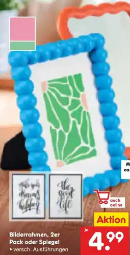 Netto Marken-Discount Bilderrahmen, 2er Pack oder Spiegel Angebot