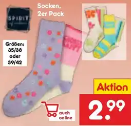 Netto Marken-Discount Socken, 2er Pack Angebot