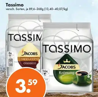 Trink und Spare Tassimo 90-268g Angebot