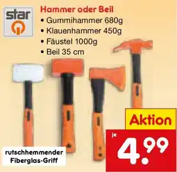 Netto Marken-Discount star Hammer oder Beil Angebot