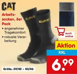 Netto Marken-Discount CAT Arbeitssocken, 3er Pack Angebot