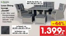 Netto Marken-Discount bellavista Luxus Dining Lounge ,,Canelli“ Angebot