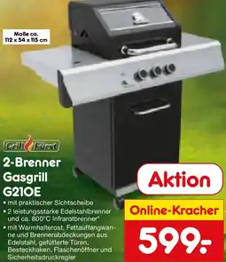 Netto Marken-Discount Grill Fürst 2-Brenner Gasgrill G210E Angebot