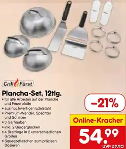 Netto Marken-Discount Grill Fürst Plancha-Set, 12tlg. Angebot