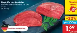 Netto Marken-Discount Steakhüfte vom Jungbullen Angebot
