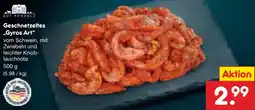 Netto Marken-Discount GUT PONHOLZ Geschnetzeltes „Gyros Art" Angebot