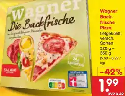Netto Marken-Discount Wagner Backfrische Pizza Angebot