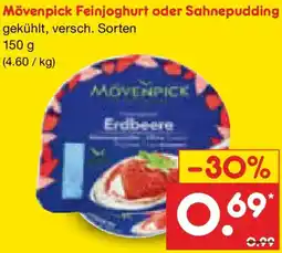 Netto Marken-Discount Mövenpick Feinjoghurt oder Sahnepudding Angebot