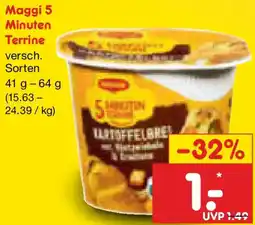 Netto Marken-Discount Maggi 5 Minuten Terrine Angebot