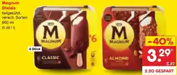 Netto Marken-Discount Magnum Stieleis Angebot