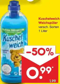 Netto Marken-Discount Kuschelweich Weichspüler Angebot
