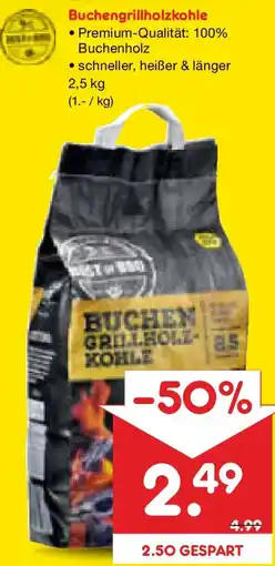 Netto Marken-Discount Buchengrillholzkohle Angebot