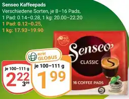 Globus Senseo Kaffeepads Angebot