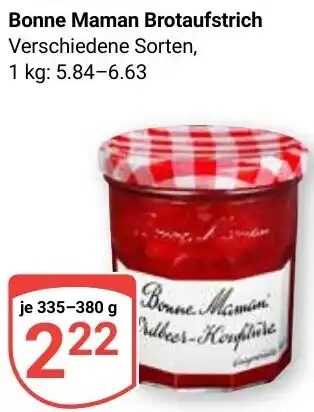 Globus Bonne Maman Brotaufstrich Angebot