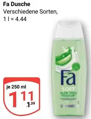 Globus Fa Dusche Angebot