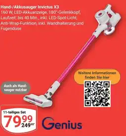 Globus Genius Hand-/Akkusauger Invictus X3 Angebot
