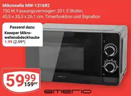 Globus emerio Mikrowelle MW-131692 Angebot