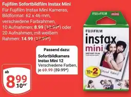 Globus Fujifilm Sofortbildfilm Instax Mini Angebot