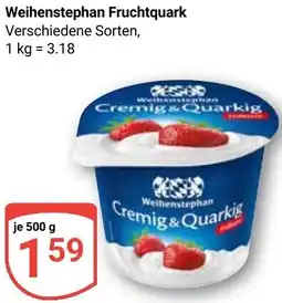 Globus Weihenstephan Fruchtquark Angebot