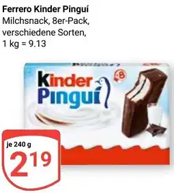 Globus Ferrero Kinder Pinguí Angebot