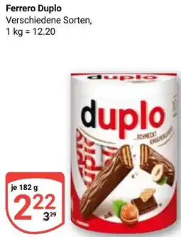 Globus Ferrero Duplo Angebot