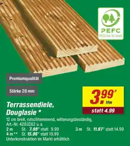 toom Baumarkt Terrassendiele, Douglasie Angebot