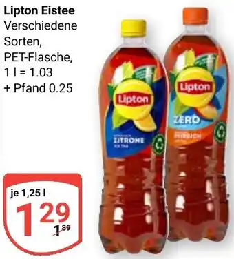 Globus Lipton Eistee Angebot