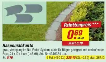 toom Baumarkt Rasenmähkante Angebot
