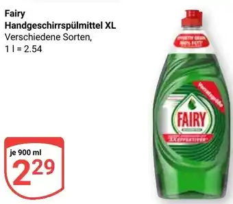 Globus Fairy Handgeschirrspülmittel XL Angebot