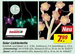 toom Baumarkt Solar-Lichterkette Angebot