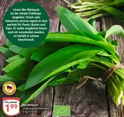 Globus Bio Bärlauch Angebot