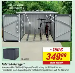toom Baumarkt Fahrrad-Garage Angebot