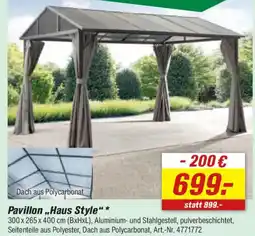 toom Baumarkt Pavillon ,,Haus Style"* Angebot