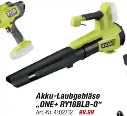 toom Baumarkt RYOBI Akku-Laubgebläse ,,ONE+ RY18BLB-0" Angebot