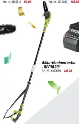 toom Baumarkt RYOBI Akku-Hochentaster „OPP1820" Angebot