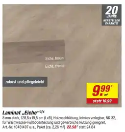 toom Baumarkt Laminat „Eiche" Angebot