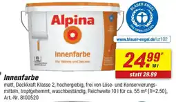 toom Baumarkt Alpina Innenfarbe Angebot