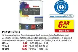 toom Baumarkt 2in1 Buntlack Angebot