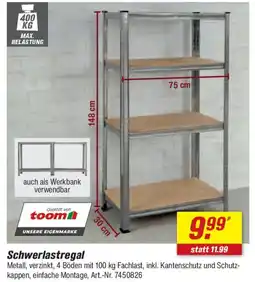 toom Baumarkt Schwerlastregal Angebot